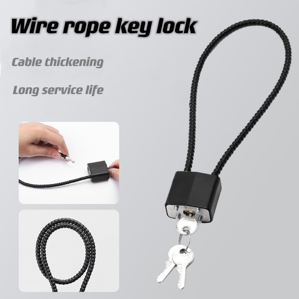 1pc Soft Steel Cable Anti-Thef - огляд і ціна Cable Lock Flexible